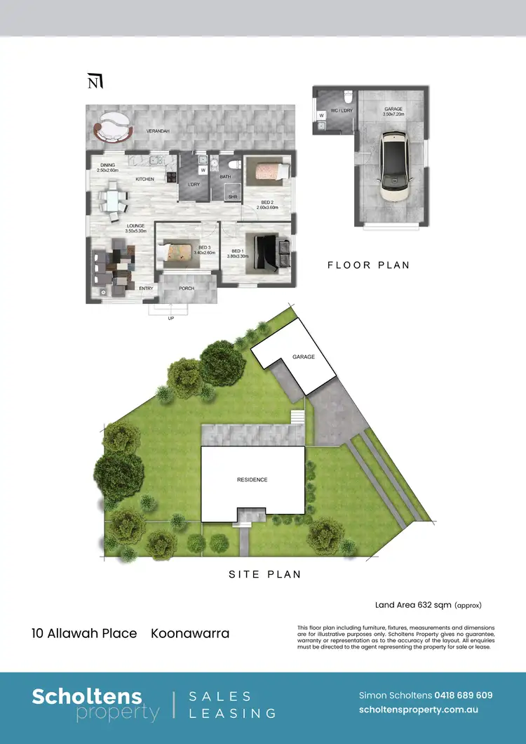 Floorplan of Homely house listing, 10 Allawah Place, Koonawarra NSW 2530