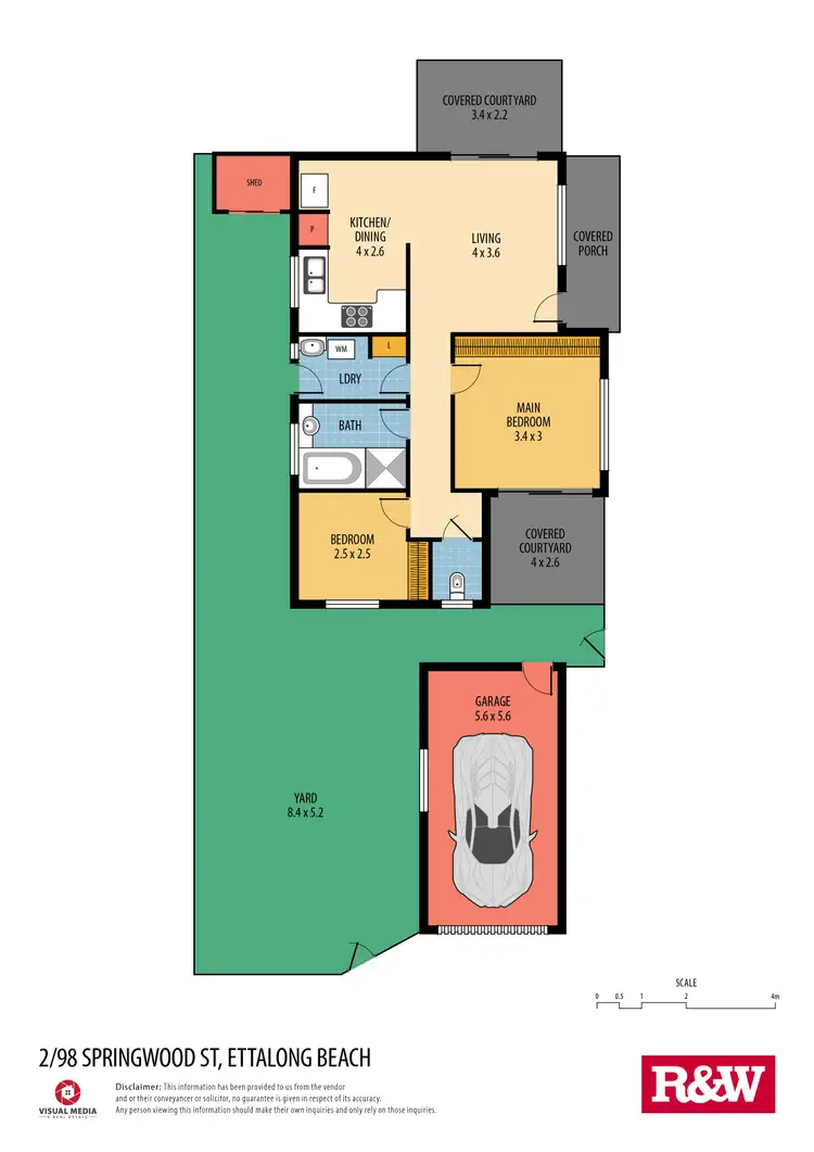 Floorplan of Homely villa listing, 2/98 Springwood Street, Ettalong Beach NSW 2257
