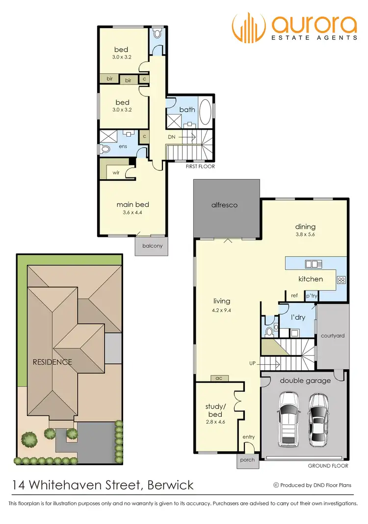 Floorplan of Homely house listing, 14 Whitehaven Street, Berwick VIC 3806