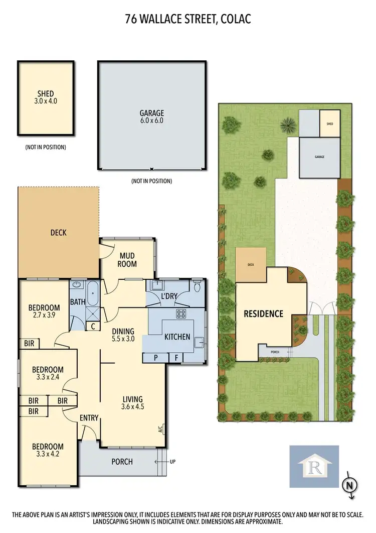 Floorplan of Homely house listing, 76 Wallace Street, Colac VIC 3250