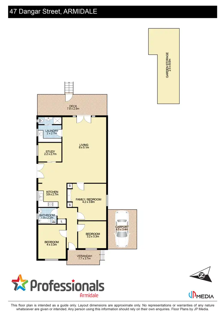 Floorplan of Homely house listing, 47 Dangar Street, Armidale NSW 2350