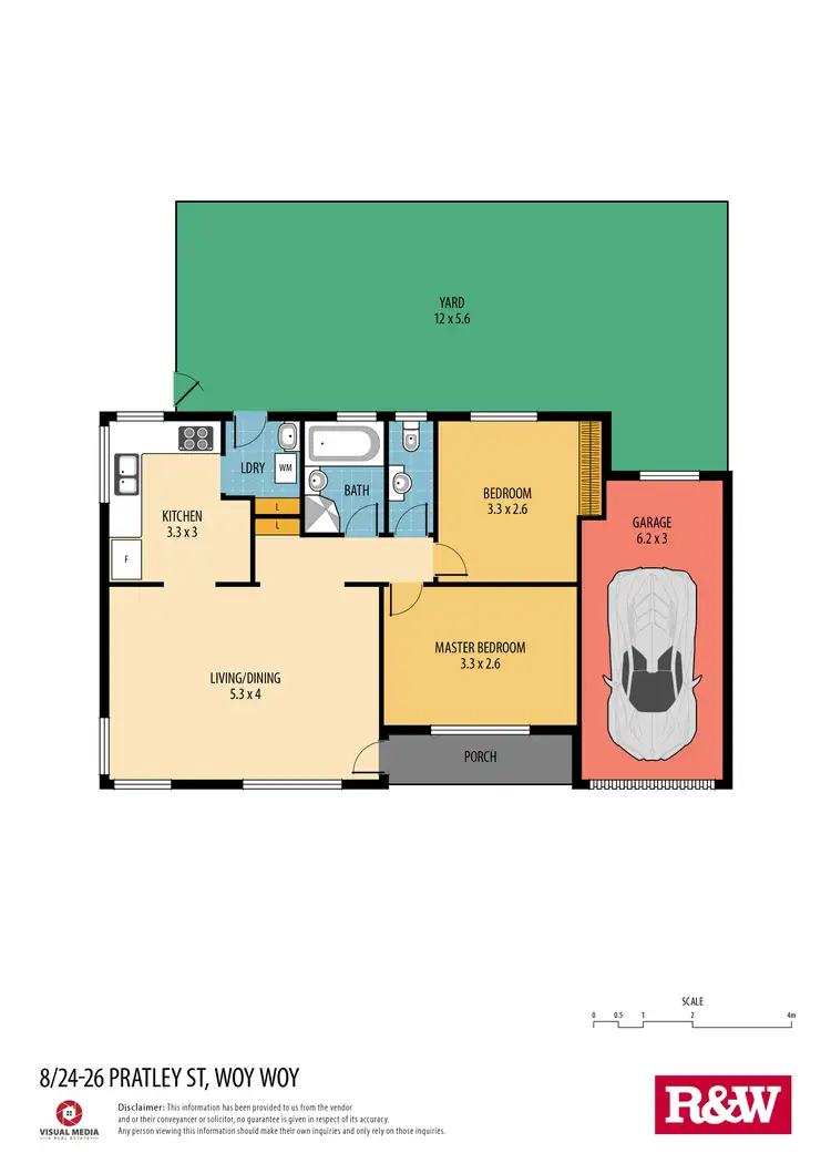 Floorplan of Homely villa listing, 8/24-26 Pratley Street, Woy Woy NSW 2256
