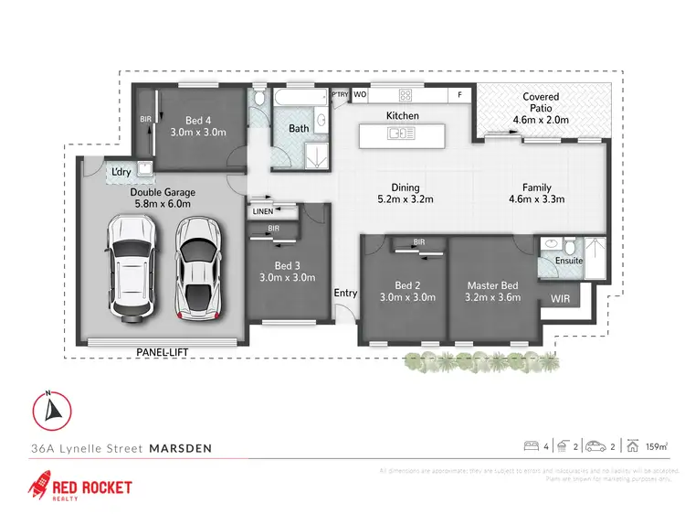 Floorplan of Homely house listing, 36A Lynelle Street, Marsden QLD 4132