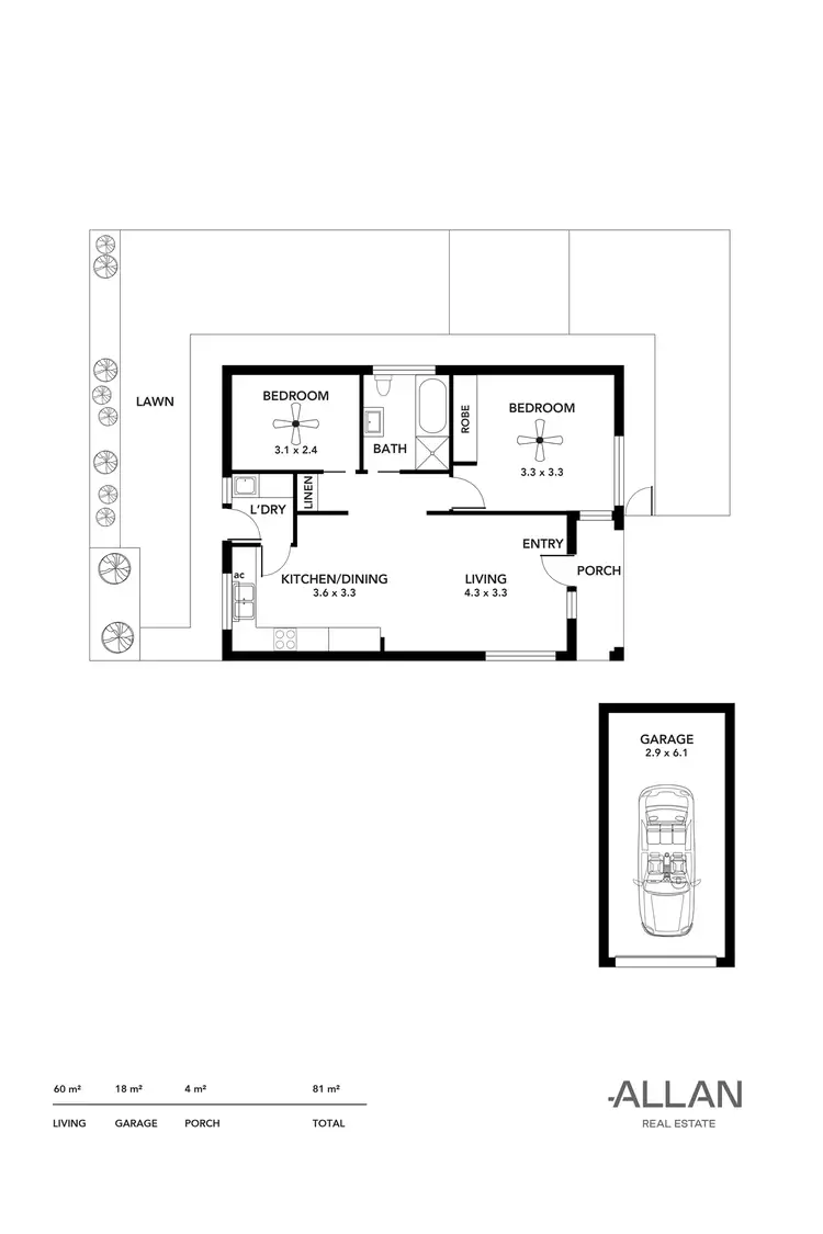 Floorplan of Homely unit listing, 6/22 Esplanade, Semaphore South SA 5019