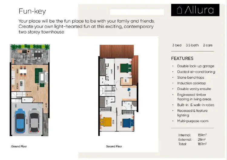 Floorplan of Homely townhouse listing, 4/31 Minnie Street, Southport QLD 4215