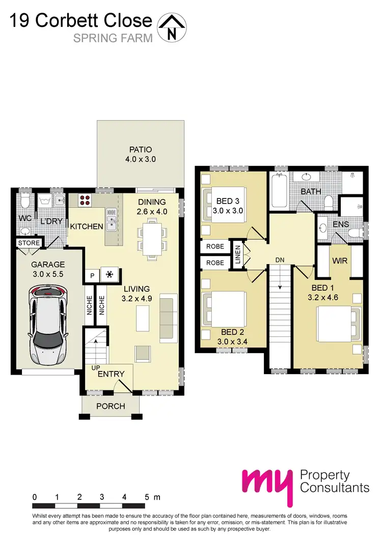 Floorplan of Homely house listing, 19 Corbett Close, Spring Farm NSW 2570