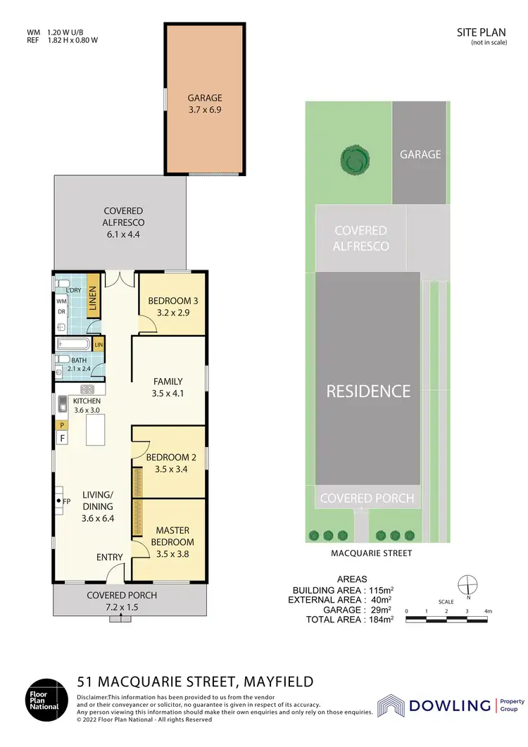 Floorplan of Homely house listing, 51 Macquarie Street, Mayfield NSW 2304