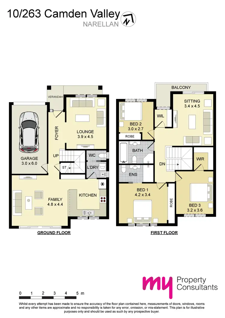 Floorplan of Homely townhouse listing, 10/263 Camden Valley Way, Narellan NSW 2567