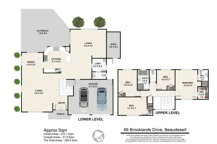 Floorplan of Homely house listing, 66 Brooklands Drive, Beaudesert QLD 4285