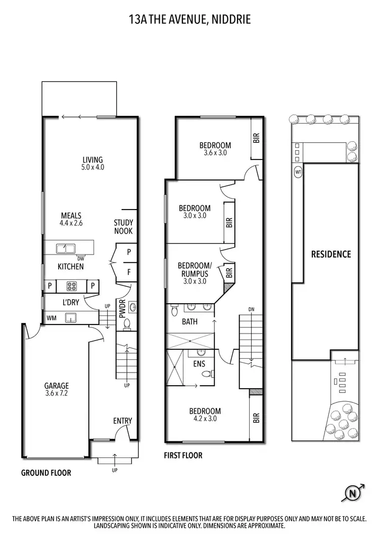 Floorplan of Homely house listing, 13A The Avenue, Niddrie VIC 3042