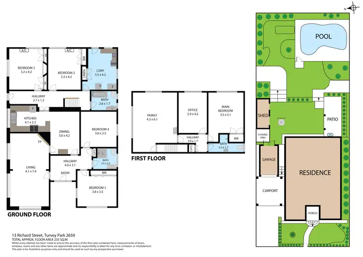 Floorplan of Homely house listing, 13 Richard Street, Turvey Park NSW 2650