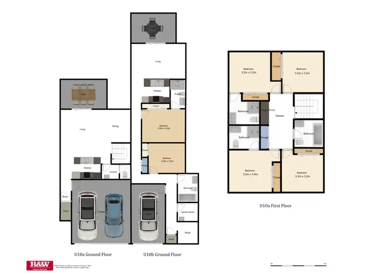 Floorplan of Homely semi-detached listing, 10 Nelson Court, Morayfield QLD 4506