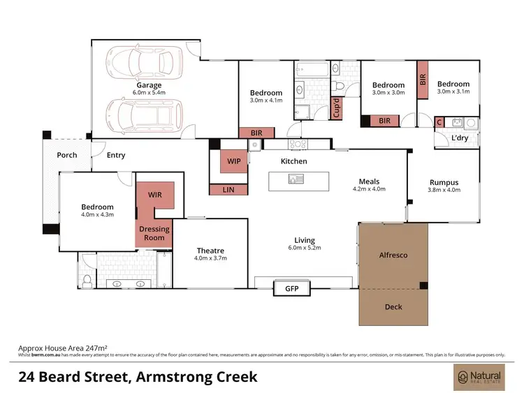 Floorplan of Homely house listing, 24 Beard Street, Armstrong Creek VIC 3217