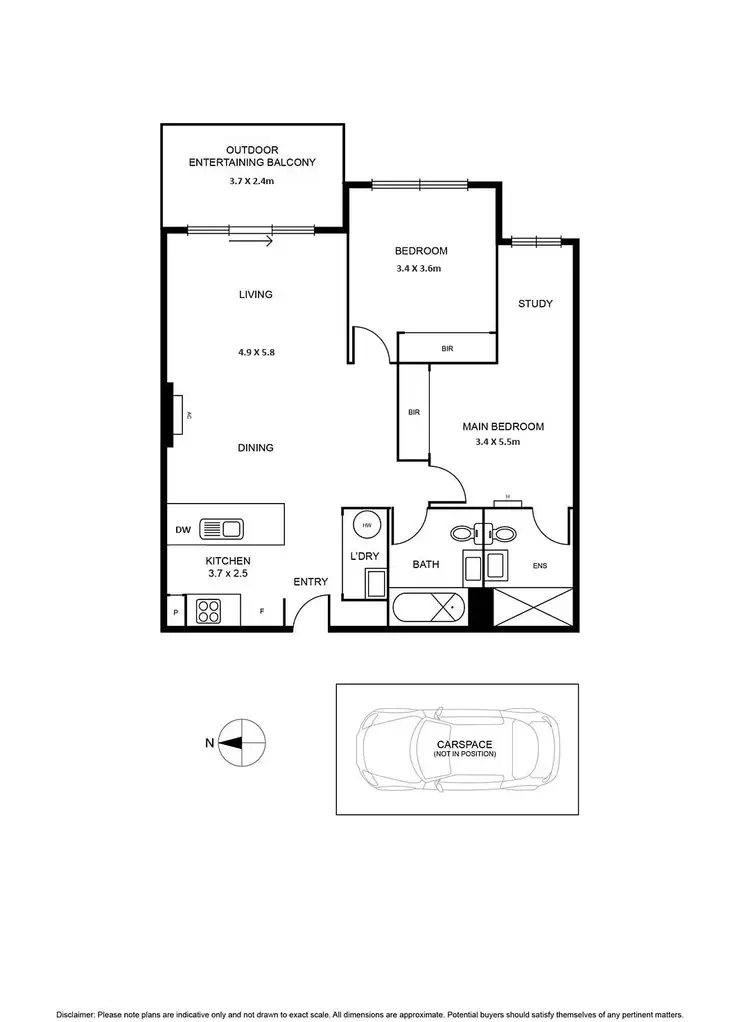 Floorplan of Homely apartment listing, 207/1-31 Lux Way, Brunswick VIC 3056