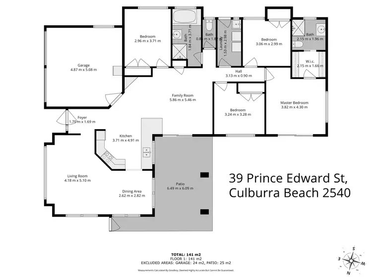 Floorplan of Homely house listing, 39 Prince Edward Avenue, Culburra Beach NSW 2540