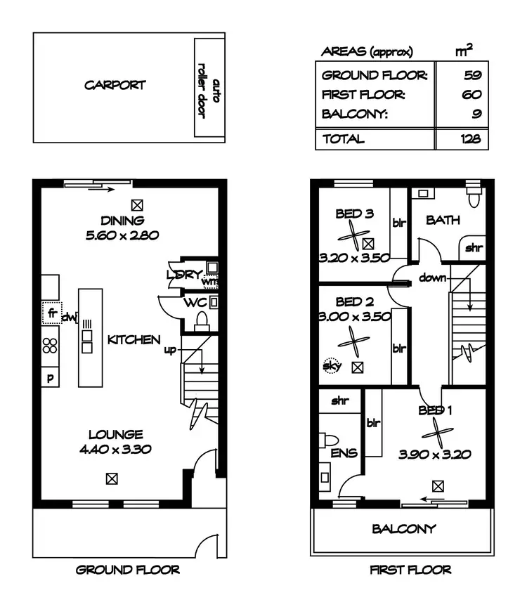 Floorplan of Homely house listing, 14/2 Euston Walk, Mawson Lakes SA 5095