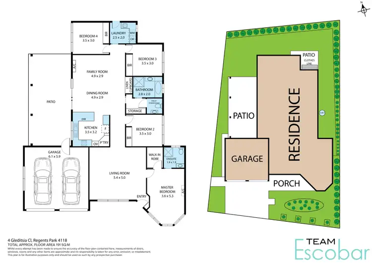 Floorplan of Homely house listing, 4 Gleditsia Close, Regents Park QLD 4118