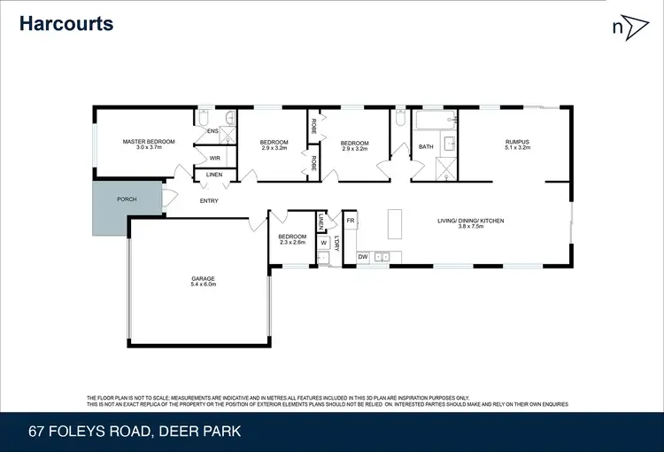Floorplan of Homely house listing, 67 Foleys Road, Deer Park VIC 3023