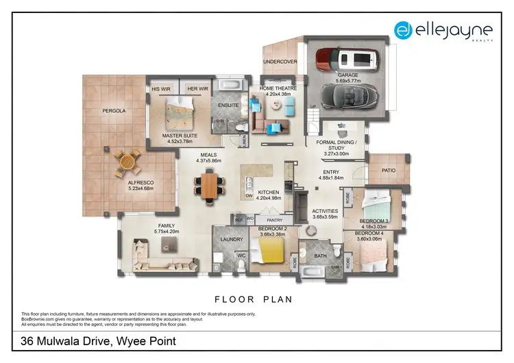 Floorplan of Homely house listing, 36 Mulwala Drive, Wyee Point NSW 2259