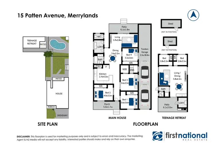 Floorplan of Homely house listing, 15 Patten Avenue, Merrylands NSW 2160