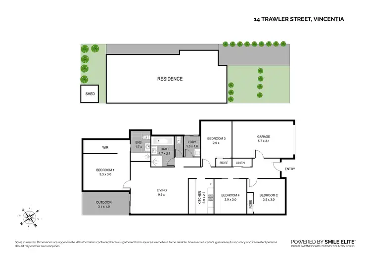 Floorplan of Homely house listing, 14 Trawler Street, Vincentia NSW 2540
