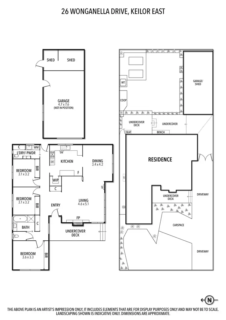 Floorplan of Homely house listing, 26 Wonganella Drive, Keilor East VIC 3033