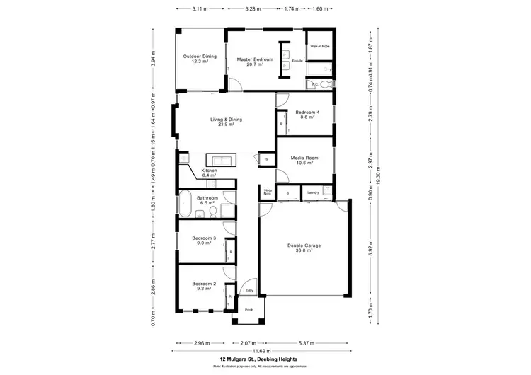 Floorplan of Homely house listing, 12 Mulgara Street, Deebing Heights QLD 4306
