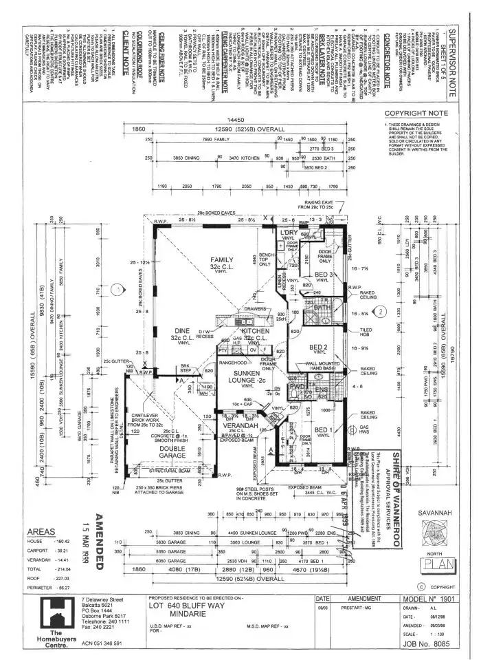 Floorplan of Homely house listing, 6 Bluff Way, Mindarie WA 6030