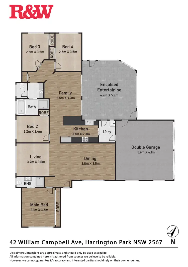 Floorplan of Homely house listing, 42 William Campbell Avenue, Harrington Park NSW 2567