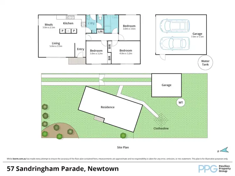 Floorplan of Homely house listing, 57 Sandringham Parade, Newtown VIC 3220