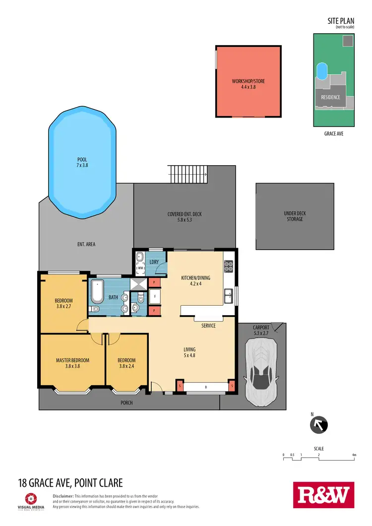 Floorplan of Homely house listing, 18 Grace Avenue, Point Clare NSW 2250