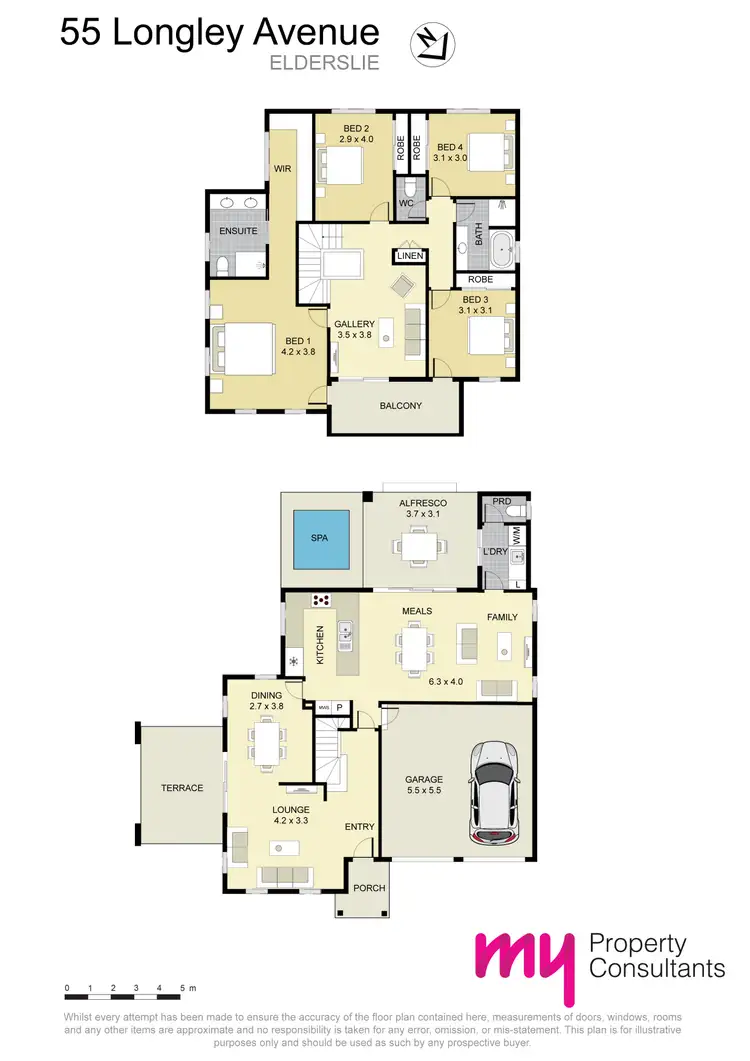 Floorplan of Homely house listing, 55 Longley Avenue, Elderslie NSW 2570