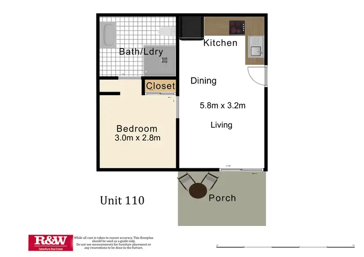 Floorplan of Homely unit listing, 110/17 Newman Street, Caboolture QLD 4510