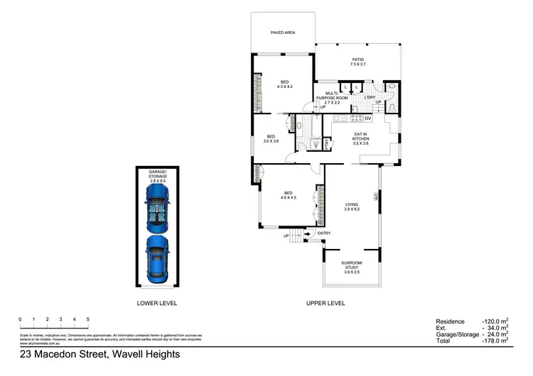 Floorplan of Homely house listing, 23 Macedon Street, Wavell Heights QLD 4012