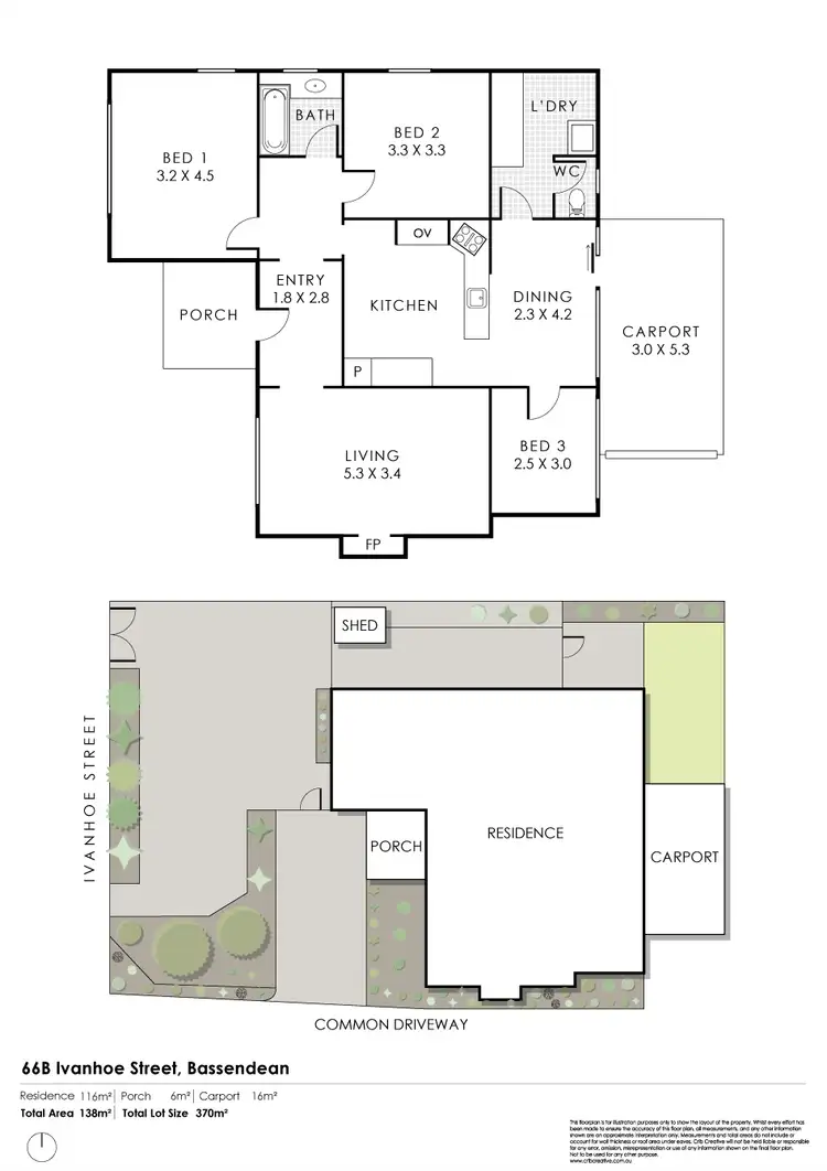 Floorplan of Homely house listing, 66B Ivanhoe Street, Bassendean WA 6054