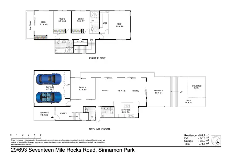 Floorplan of Homely townhouse listing, 29/693 Seventeen Mile Rocks Road, Sinnamon Park QLD 4073