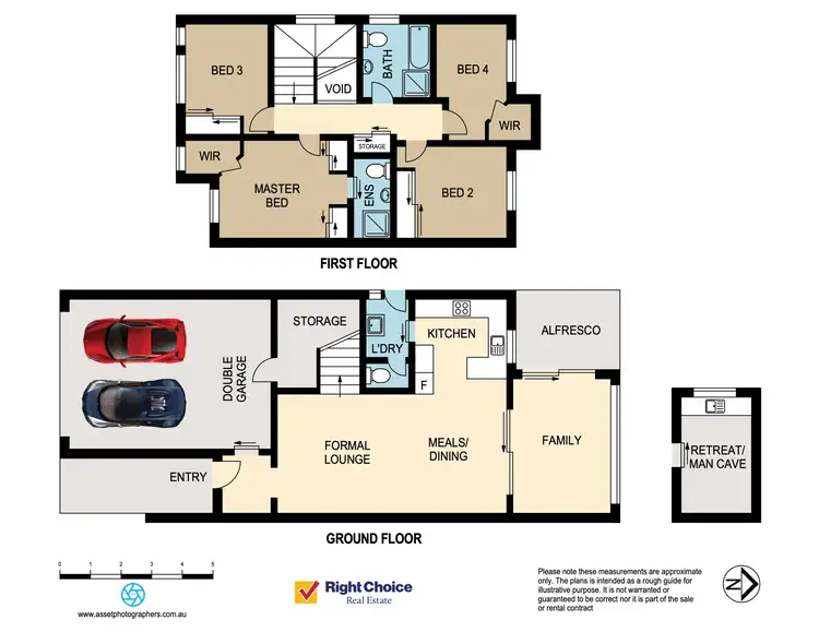Floorplan of Homely semi-detached listing, 1/127 Daintree Drive, Albion Park NSW 2527