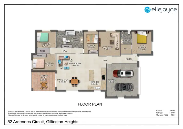 Floorplan of Homely house listing, 52 Ardennes Circuit, Gillieston Heights NSW 2321