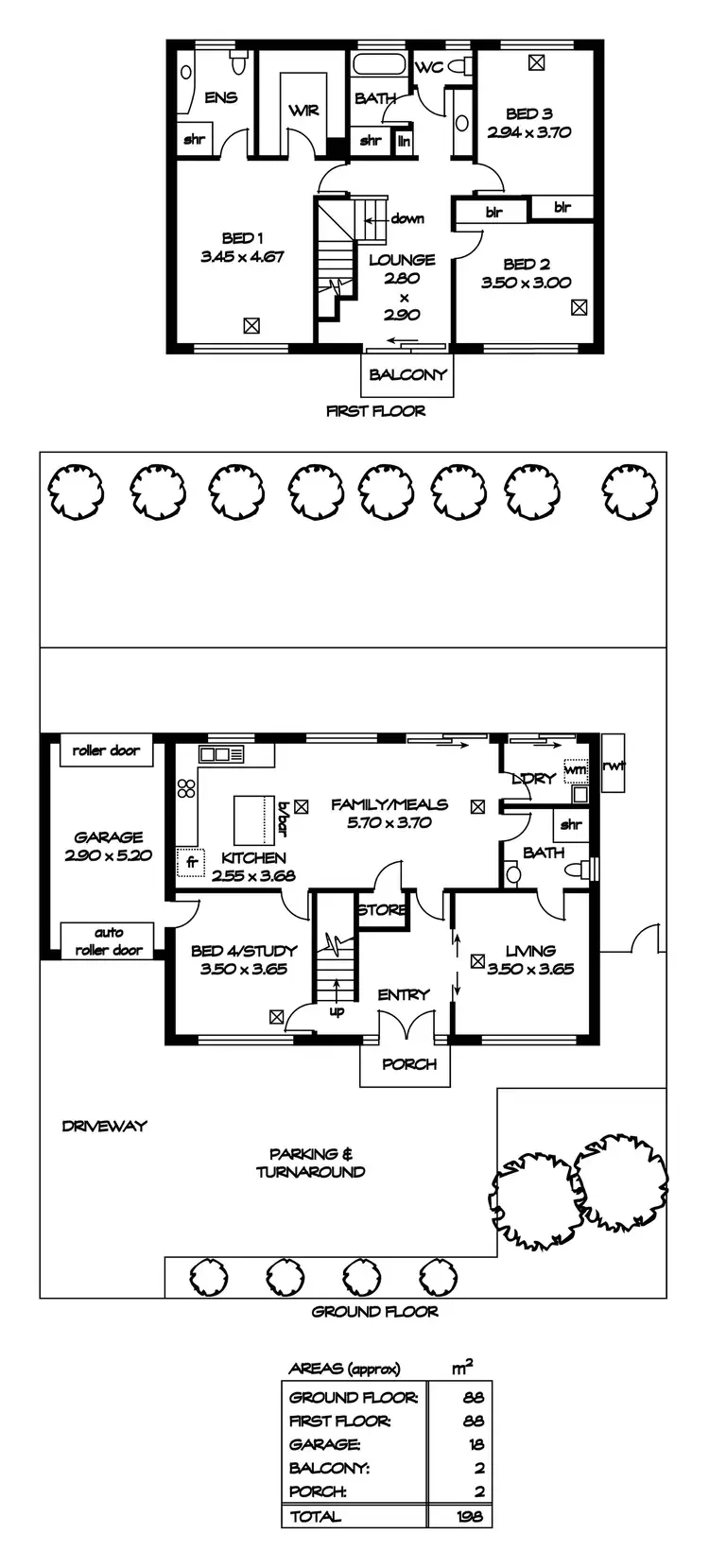 Floorplan of Homely house listing, 2B Poole Avenue, Hampstead Gardens SA 5086