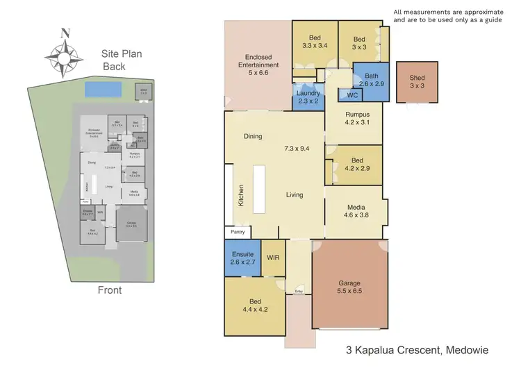 Floorplan of Homely house listing, 3 Kapalua Crescent, Medowie NSW 2318