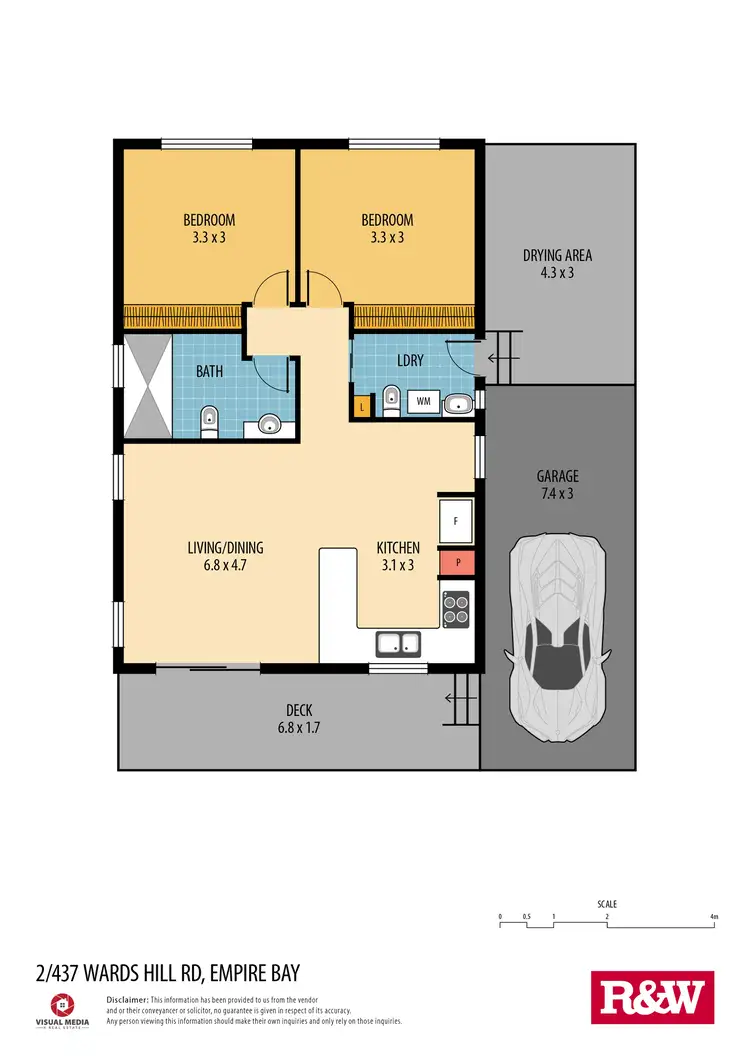 Floorplan of Homely house listing, 2/437 Wards Hill Road, Empire Bay NSW 2257