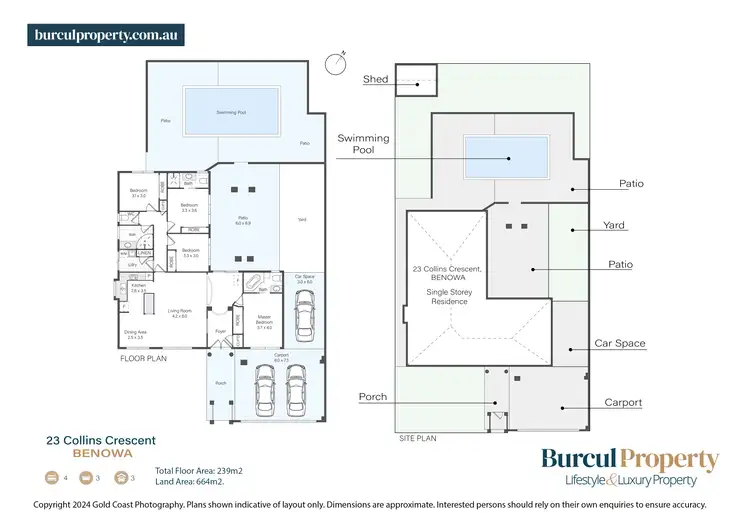 Floorplan of Homely house listing, 23 Collins Crescent, Benowa QLD 4217