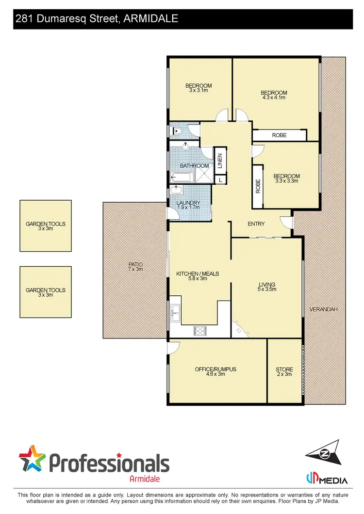 Floorplan of Homely house listing, 281 Dumaresq Street, Armidale NSW 2350
