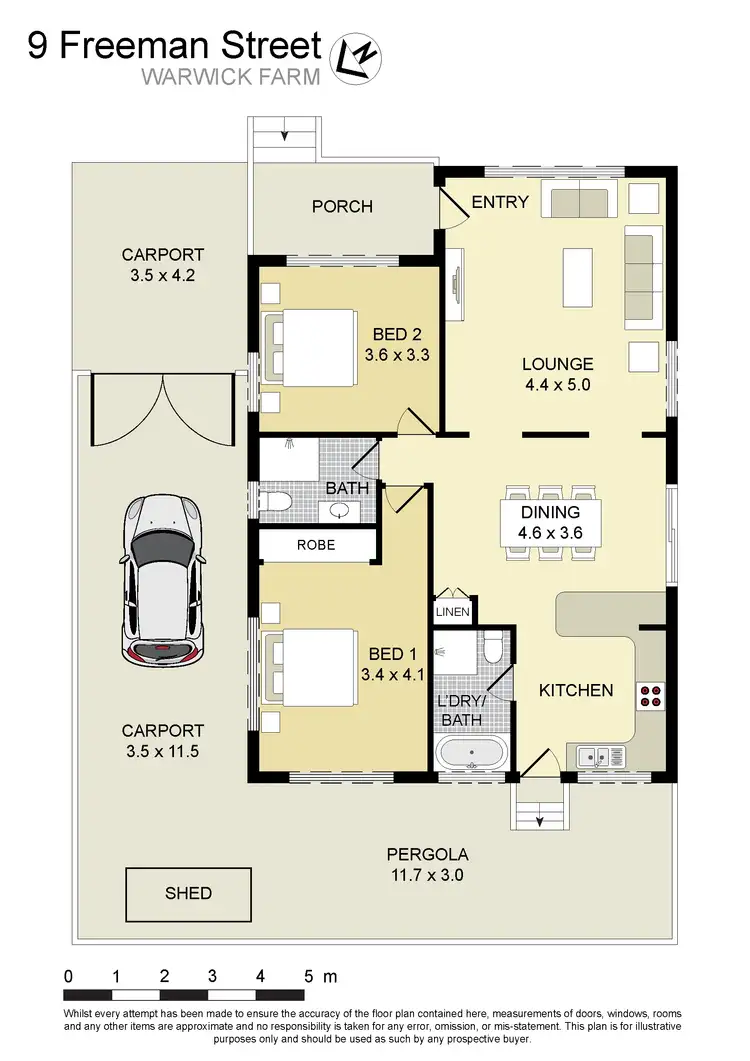 Floorplan of Homely house listing, 9 Freeman Street, Warwick Farm NSW 2170