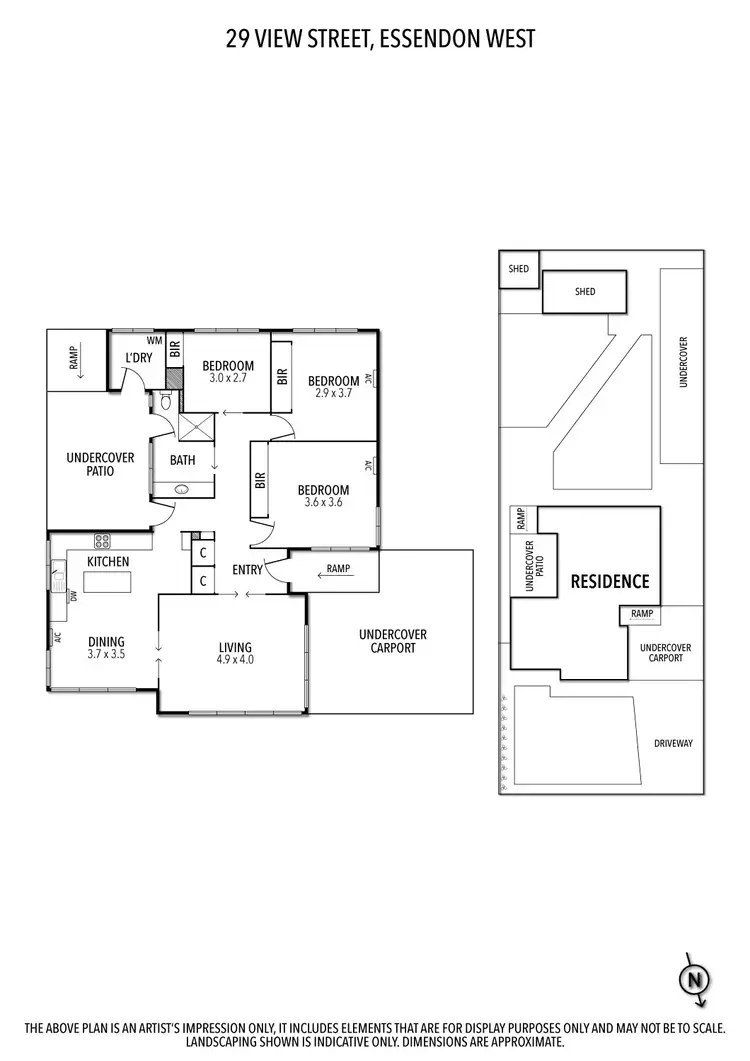 Floorplan of Homely house listing, 29 View Street, Essendon West VIC 3040