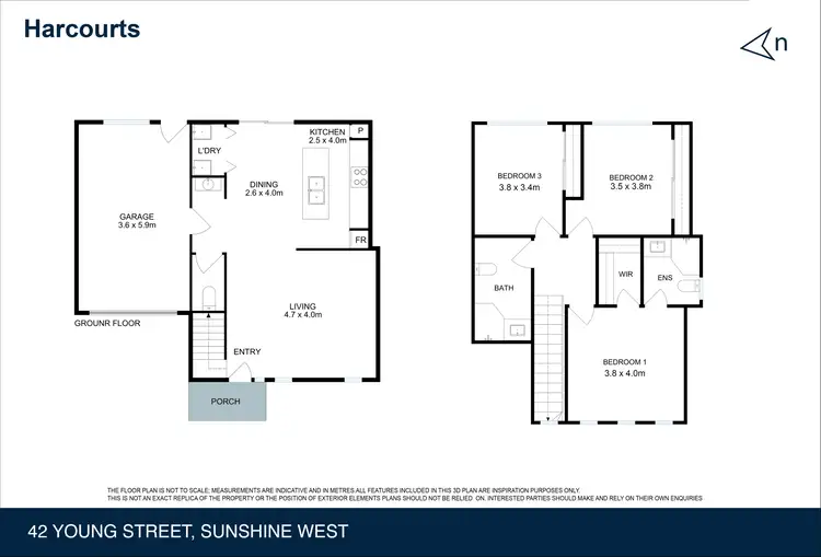 Floorplan of Homely house listing, 42 Young Street, Sunshine West VIC 3020
