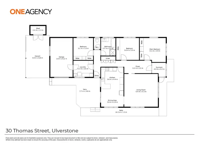 Floorplan of Homely house listing, 30 Thomas Street, Ulverstone TAS 7315