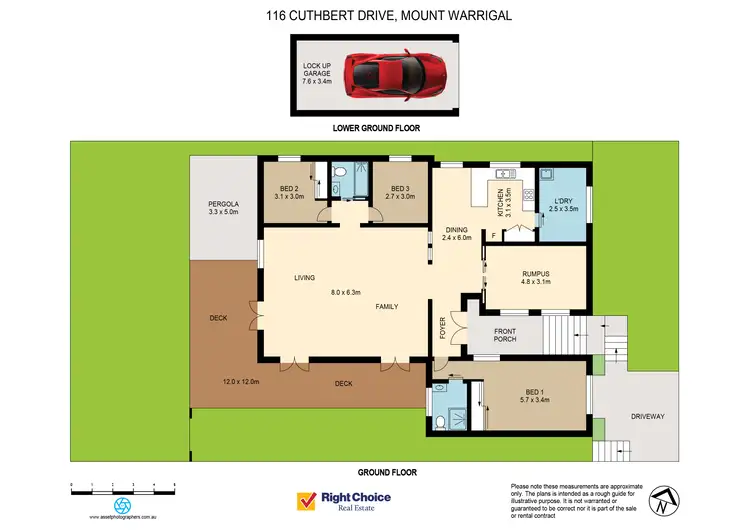 Floorplan of Homely house listing, 116 Cuthbert Drive, Mount Warrigal NSW 2528