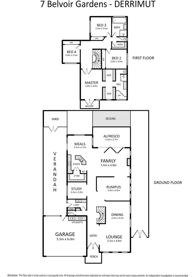 Floorplan of Homely house listing, 7 Belvoir Gardens, Derrimut VIC 3026