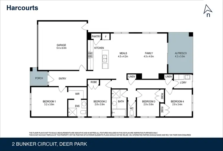 Floorplan of Homely house listing, 2 Bunker Circuit, Deer Park VIC 3023